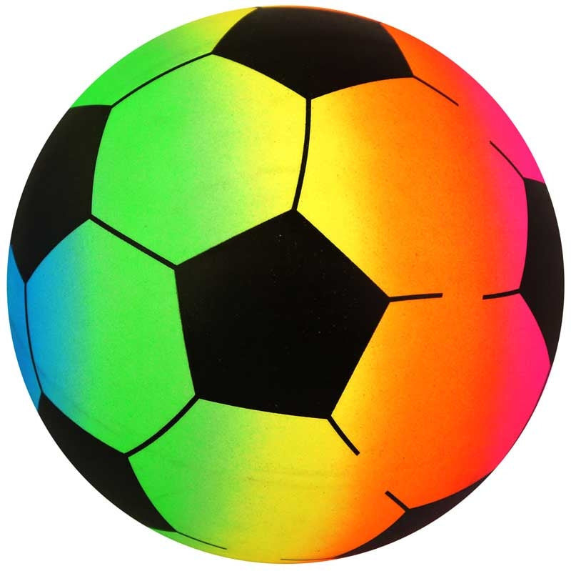 Ball PVC 23cm 80g Football Rainbow
