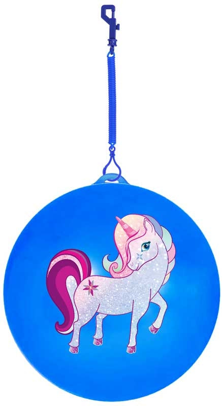 Ball PVC 25cm 80g Unicorn W/hook 3 Assorted