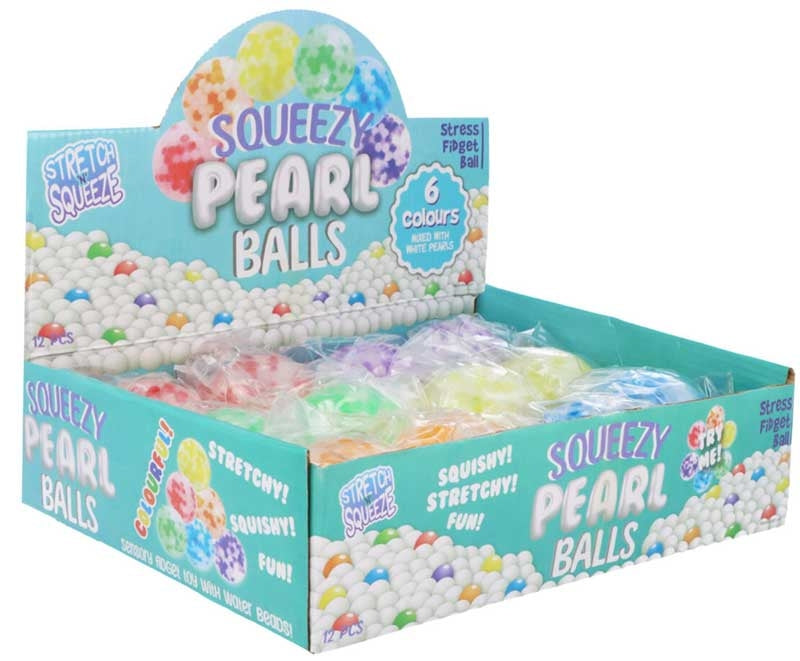 Ball Squeeze Two Colours 6cm Assorted