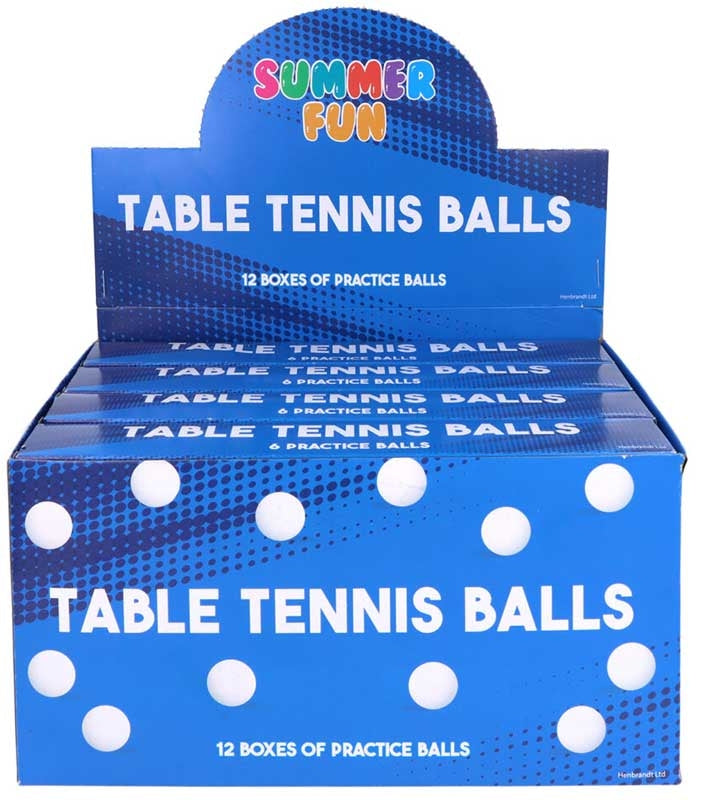 Ball Table Tennis 4cm 6pcs Per Box