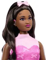 Barbie Deluxe Style Doll: Wavy Hair & Bow