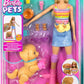 Barbie Family & Friends Roller Skating Doll & Pet Pal - Blon