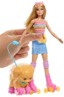 Barbie Family & Friends Roller Skating Doll & Pet Pal - Blon