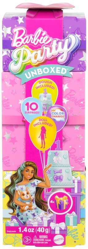 Barbie Party Unboxed Pet Birthday Series - Doll 3 - Blue
