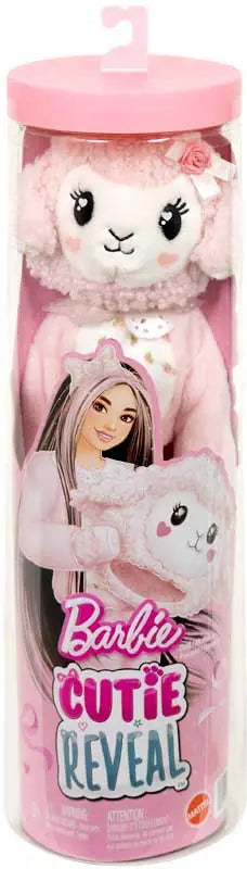 Barbie Reveal Cutie Reveal Doll: Sweet Bows Pink Lamb