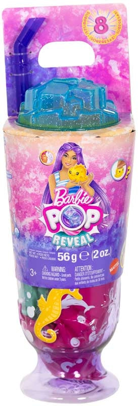 Barbie Reveal Pop Reveal Doll: Sea Slushy - Purple