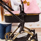 Bayer Design Dolls Pram Neo Vario - Pink And Black