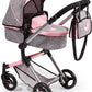 Bayer Design Dolls Pram Neo Vario -pink And Grey
