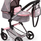 Bayer Design Dolls Pram Neo Vario -pink And Grey