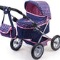Bayer Design Dolls Pram Trendy - Blue And Pink