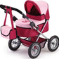 Bayer Design Dolls Pram Trendy - Pink And Red