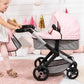 Bayer Design Dolls Pram Xeo - Pink And Grey