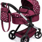 Bayer Design Dolls Pram Xeo - Red