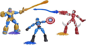 Hasbro Marvel Avengers Bend and Flex Pack: Iron Man, Captain America, and Thanos