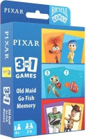 Bicycle Games Pixar 3 - In - 1