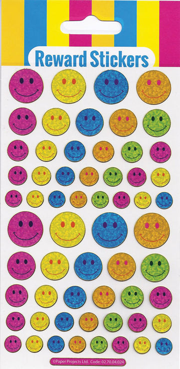 Big Smiles Sparkle Stickers