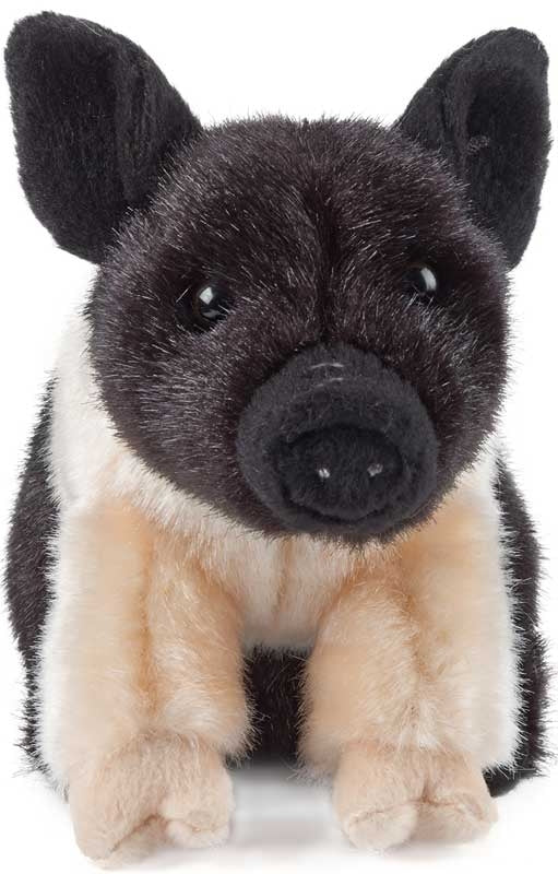 Black & Pink Piglet Plush Stuffed Animal Toy