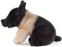 Black & Pink Piglet Plush Stuffed Animal Toy