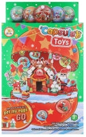 Blocks Christmas Kit In Capsule 6.5cm Assorted