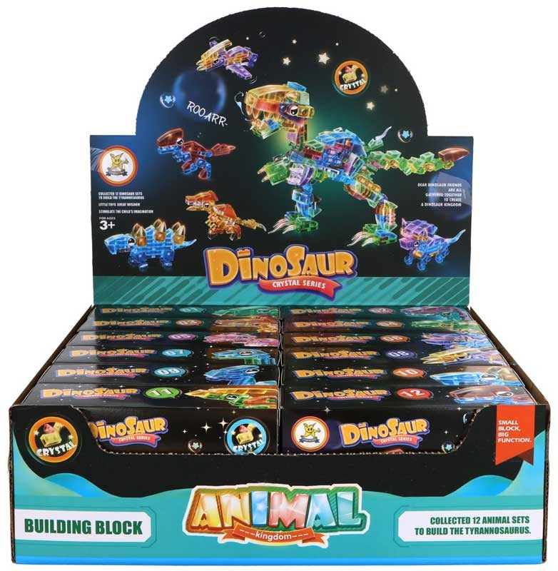 Blocks Dinosaur Kit 12 Assorted