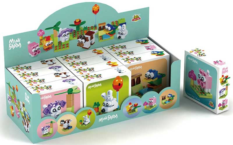 Blocks Farm Kit 6 Assorted