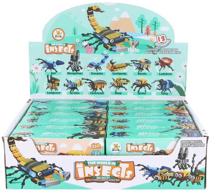 Blocks Insects Kit Assorted