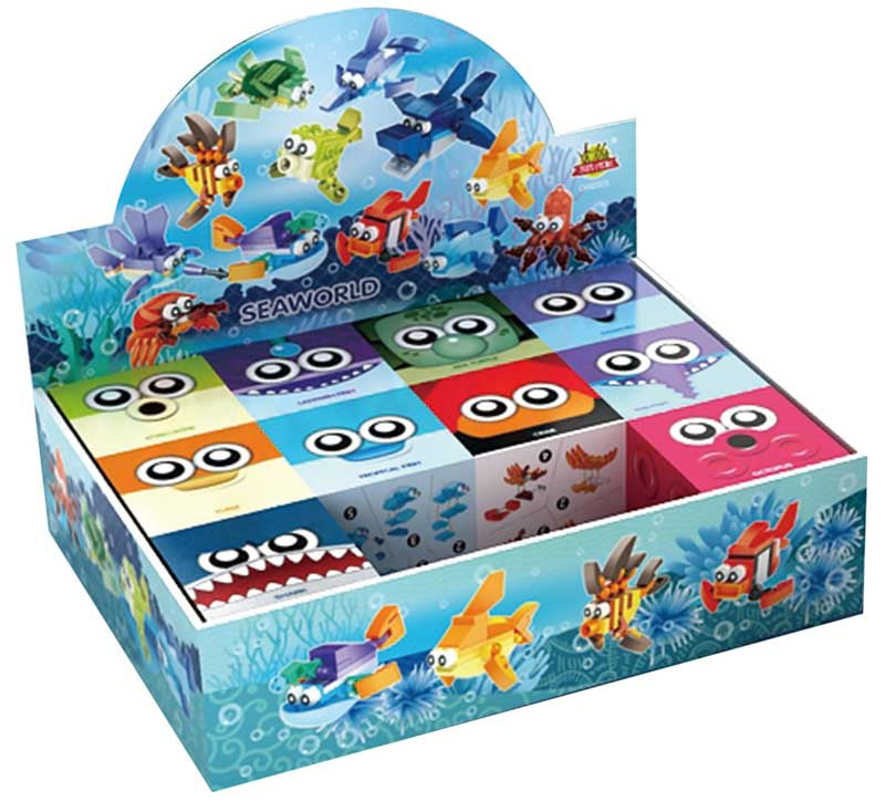 Blocks Sea Life Kit 12 Assorted