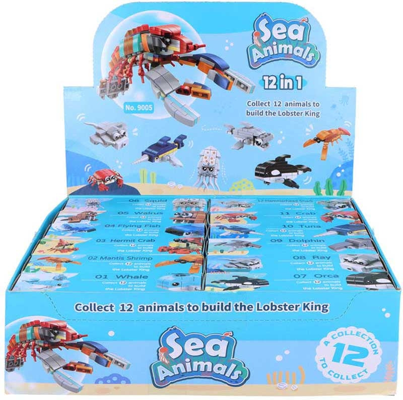 Blocks Sea Life Kit Assorted