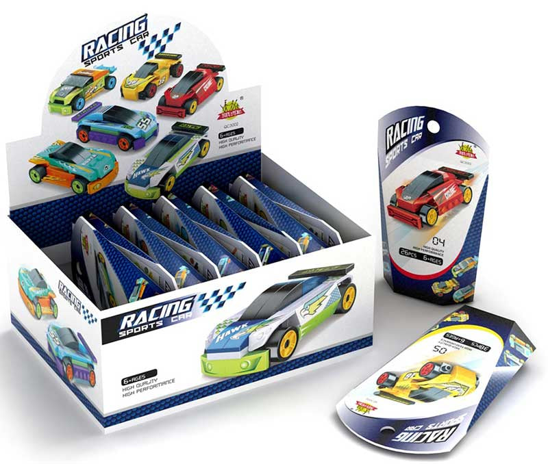 Blocks Sports Car Kit 6 Assorted