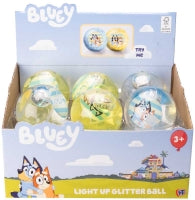 Bluey Light Up Glitter Ball Assorted