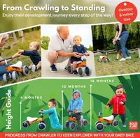 Boldcube - Baby Balance Bike: Tiger - Orange