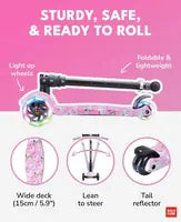 Boldcube - Big 3 Wheel Scooter: Kitty Love
