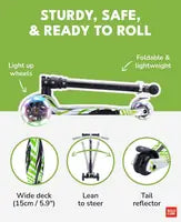 Boldcube - Big 3 Wheel Scooter: Swift Green