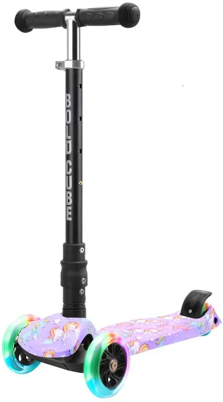 Boldcube - Big 3 Wheel Scooter: Unicorn Land
