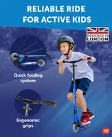 Boldcube - Deluxe 2 Wheel Scooter: Sapphire - Blue