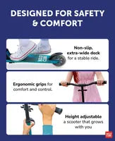 Boldcube - Deluxe 2 Wheel Scooter: Sapphire - Blue