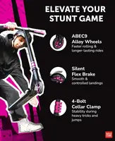 Boldcube - Deluxe Stunt Scooter: Pink Storm