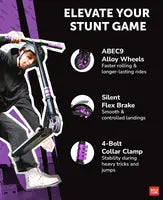 Boldcube - Deluxe Stunt Scooter: Purple Stars