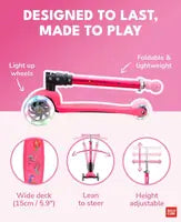 Boldcube - Teeny Fold Scooter: Mermaid - Pink