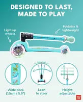 Boldcube - Teeny Fold Scooter: Ocean - Aqua