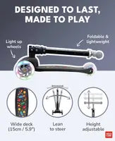 Boldcube - Teeny Fold Scooter: Rocket - Black
