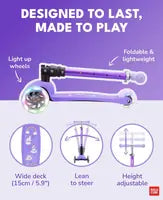 Boldcube - Teeny Fold Scooter: Unicorn - Purple