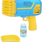 Bubble Gun B/o 36 Hole w/50ml Bubble Tub And Dish