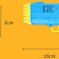Bubble Gun B/o 36 Hole w/50ml Bubble Tub And Dish