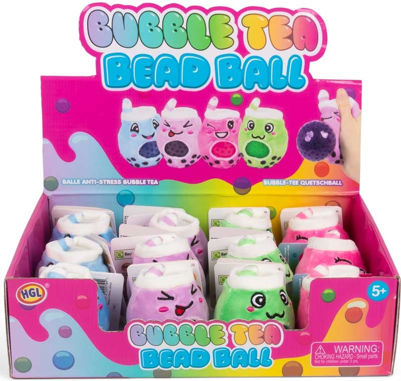 Bubble Tea Squishy Bead Ball Assorted