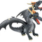 Bullyland - Dragon Double-headed Black 75597