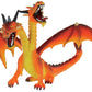Bullyland - Dragon Double-headed Orange 75598