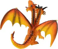 Bullyland - Dragon Double-headed Orange 75598