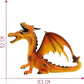 Bullyland - Dragon Double-headed Orange 75598