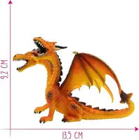 Bullyland - Dragon Double-headed Orange 75598